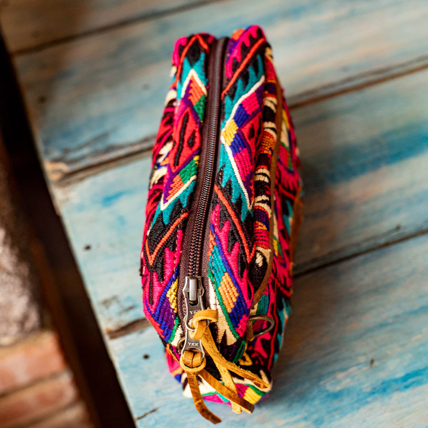 WANDER CROSSBODY BAG + STRAP SET - OOAK HUIPIL - HONEY - NO. 16743