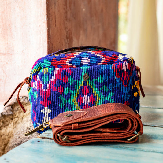 WANDER CROSSBODY BAG + STRAP SET - OOAK HUIPIL - COPPER - NO. 16752