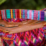 BEATRIZ MCDB + DIAMANTE STRAP - OOAK HUIPIL - CAFE - NO. 200172