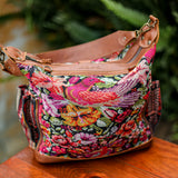 BEATRIZ MCDB + DIAMANTE STRAP - OOAK HUIPIL - CAFE - NO. 200171