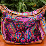 BEATRIZ CDB + DIAMANTE STRAP - OOAK HUIPIL - CAFE - NO. 200167