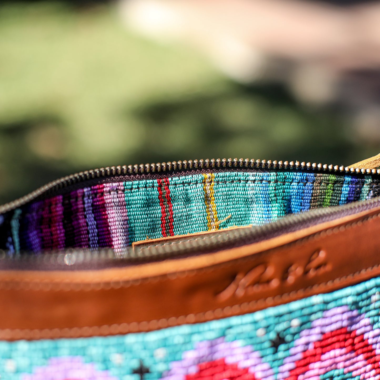 PERFECT NENITA - H&S BEADED PANEL - BAJA - CAFE