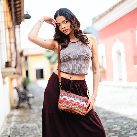 PERFECT NENITA - H&S BEADED PANEL - JAVANA - CAFE