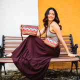 PERFECT NENITA - H&S BEADED PANEL - JAVANA - CAFE