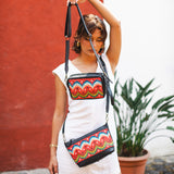 WANDER CROSSBODY SET - H&S BEADED PANEL - JAVANA - BLACK