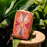 H&S WANDER CROSSBODY SET - OOAK BEADED PANEL - APRICOT - NO. 17110
