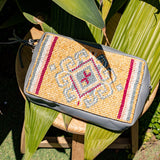 H&S WANDER CROSSBODY SET - OOAK BEADED PANEL - PLATINUM - NO. 17102