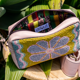 H&S WANDER CROSSBODY SET - OOAK BEADED PANEL - ROSE QUARTZ - NO. 17126