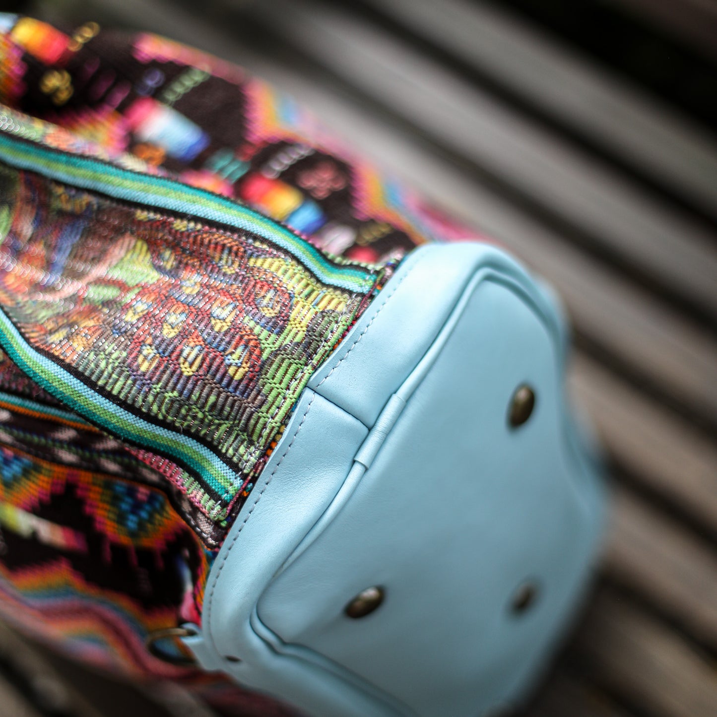 BEATRIZ CDB + DIAMANTE STRAP - OOAK HUIPIL - SKY BLUE - NO. 18904