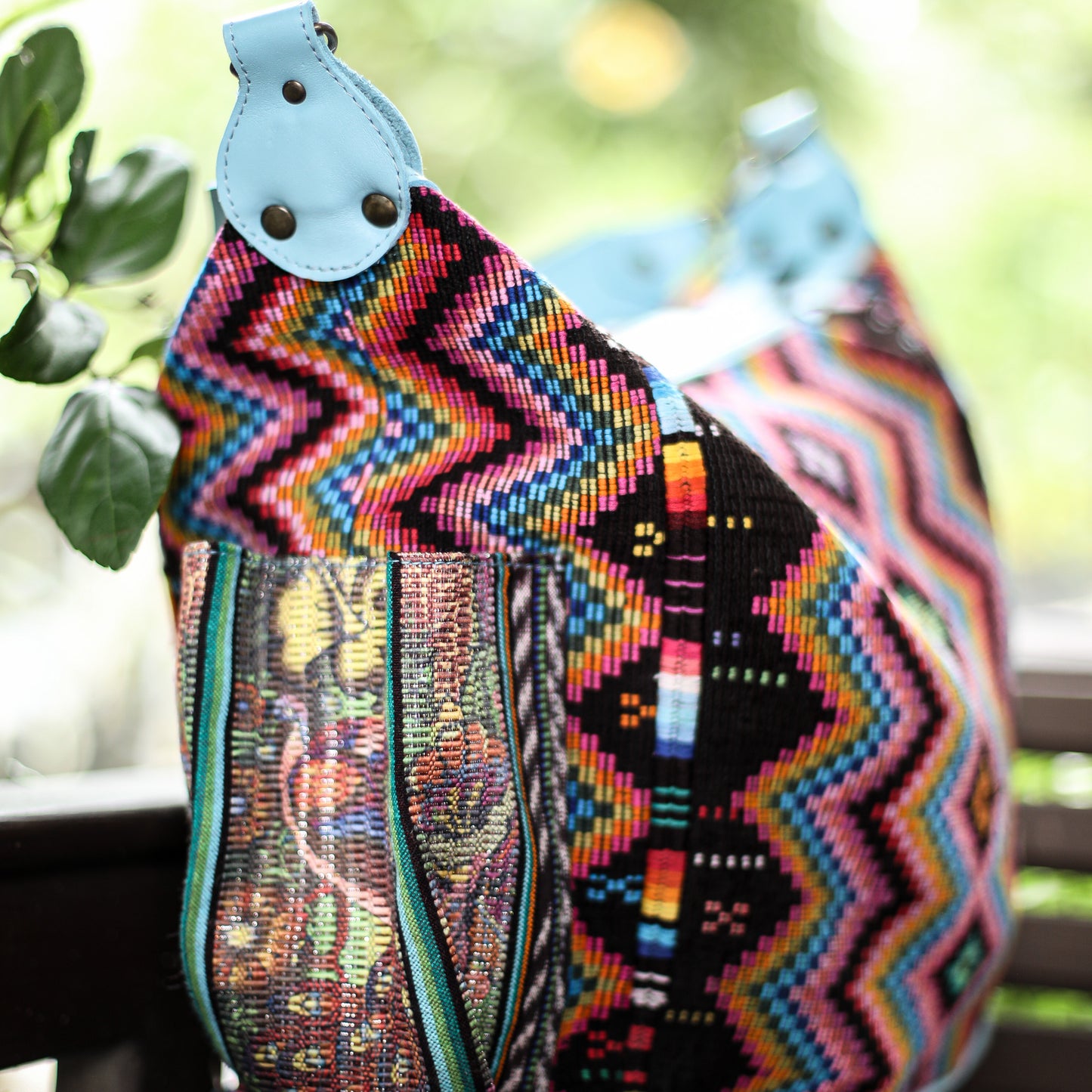 BEATRIZ CDB + DIAMANTE STRAP - OOAK HUIPIL - SKY BLUE - NO. 18904