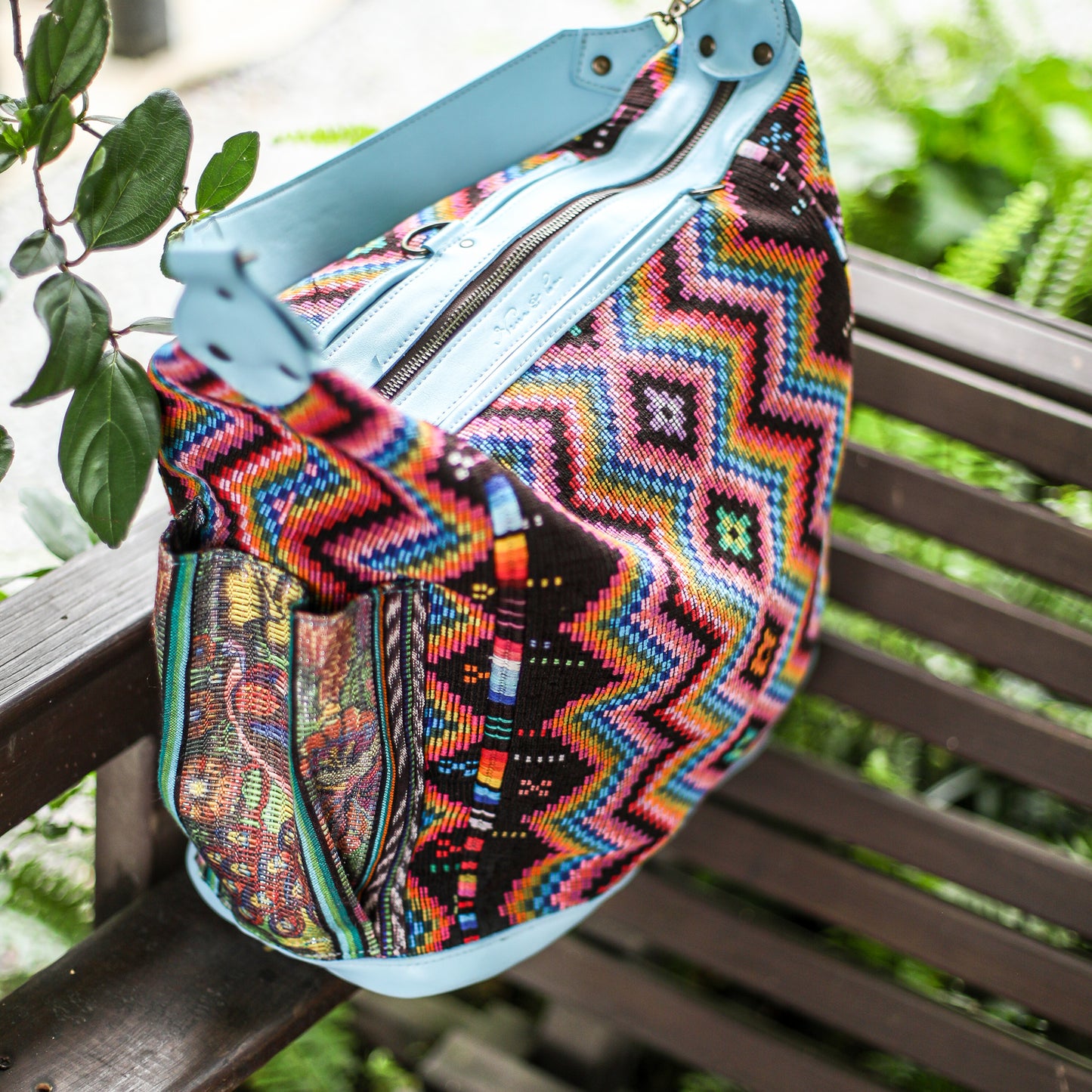 BEATRIZ CDB + DIAMANTE STRAP - OOAK HUIPIL - SKY BLUE - NO. 18904