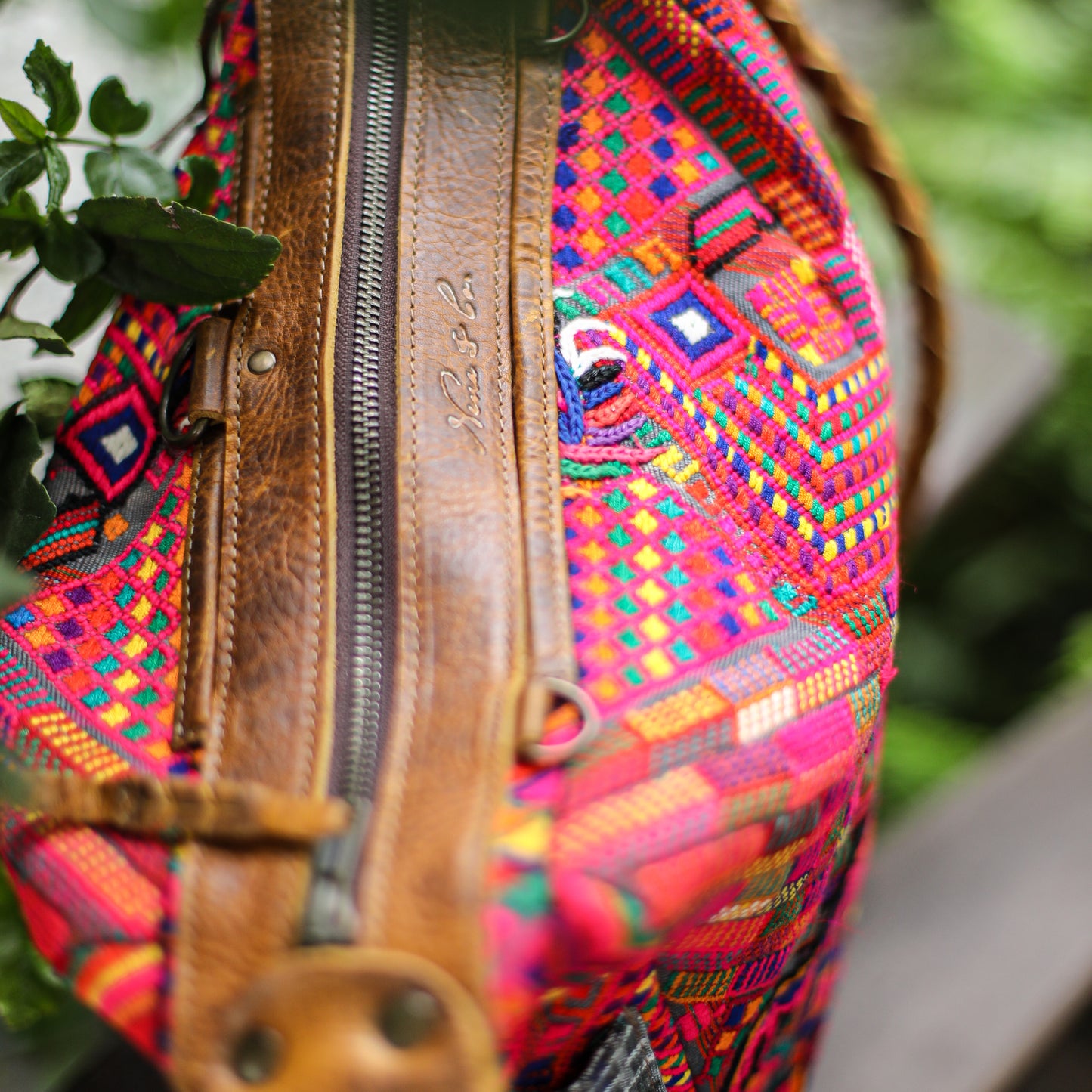 BEATRIZ MCDB + DIAMANTE STRAP - OOAK HUIPIL - WRANGLER - 18914