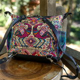 BEATRIZ MCDB + DIAMANTE STRAP - OOAK HUIPIL - BLACK - NO. 242779