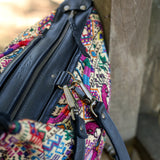 BEATRIZ MCDB + DIAMANTE STRAP - OOAK HUIPIL - BLACK - NO. 242779
