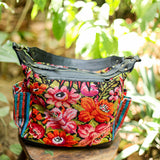 BEATRIZ MCDB + DIAMANTE STRAP - OOAK HUIPIL - CORTE LINING - BLACK - NO. 200083