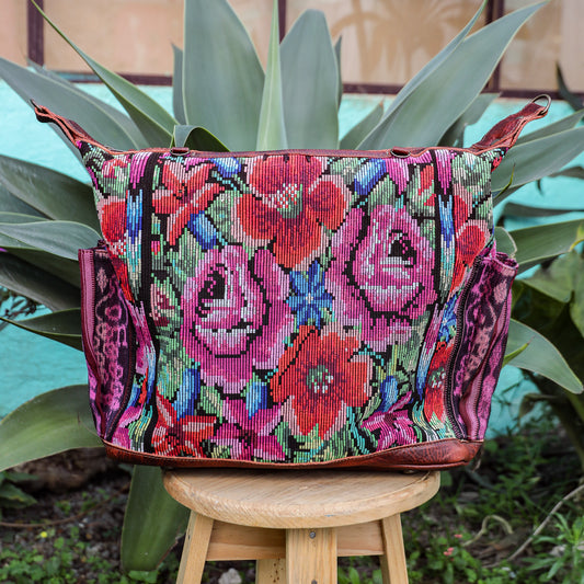 BEATRIZ CDB + DIAMANTE STRAP - OOAK HUIPIL - COPPER - NO. 19359