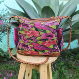 BEATRIZ MCDB + DIAMANTE STRAP - OOAK HUIPIL - CAFE - 19356