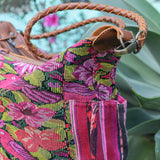 BEATRIZ MCDB + DIAMANTE STRAP - OOAK HUIPIL - CAFE - 19356