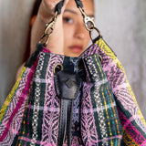 DRAWSTRING BUCKET BAG - CORTE - BLACK - NO. 202467