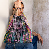DRAWSTRING BUCKET BAG - CORTE - BLACK - NO. 202467