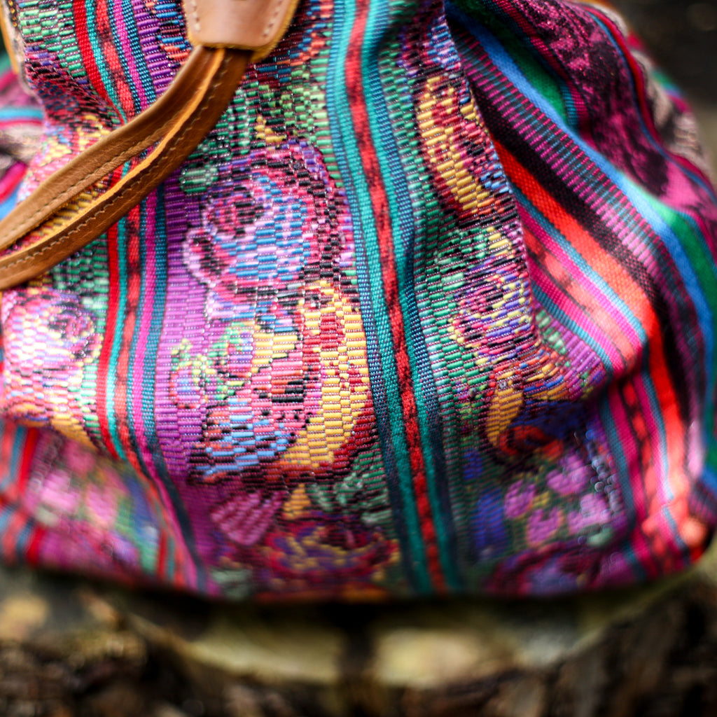 DRAWSTRING BUCKET BAG - CORTE - CAFE - NO. 18450