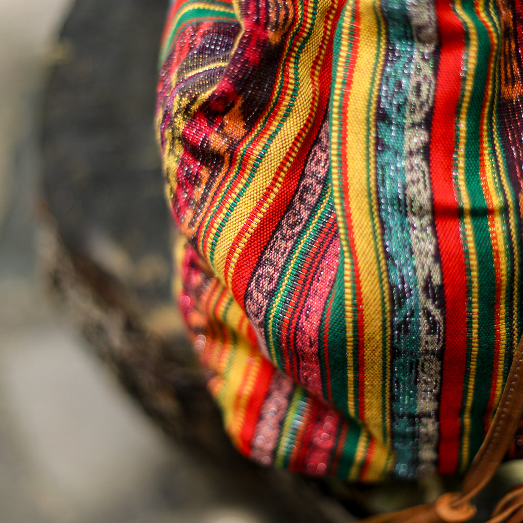 DRAWSTRING BUCKET BAG - CORTE - CAFE - NO. 18454