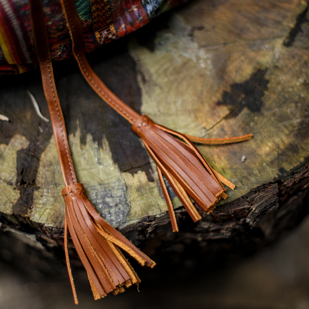 DRAWSTRING BUCKET BAG - CORTE - CAFE - NO. 18453