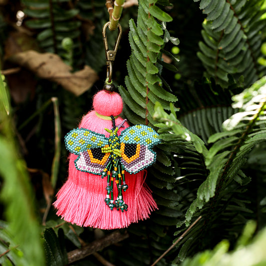 CLASSIC TASSEL - BEADED BUTTERFLY CHARM - NO. 200276