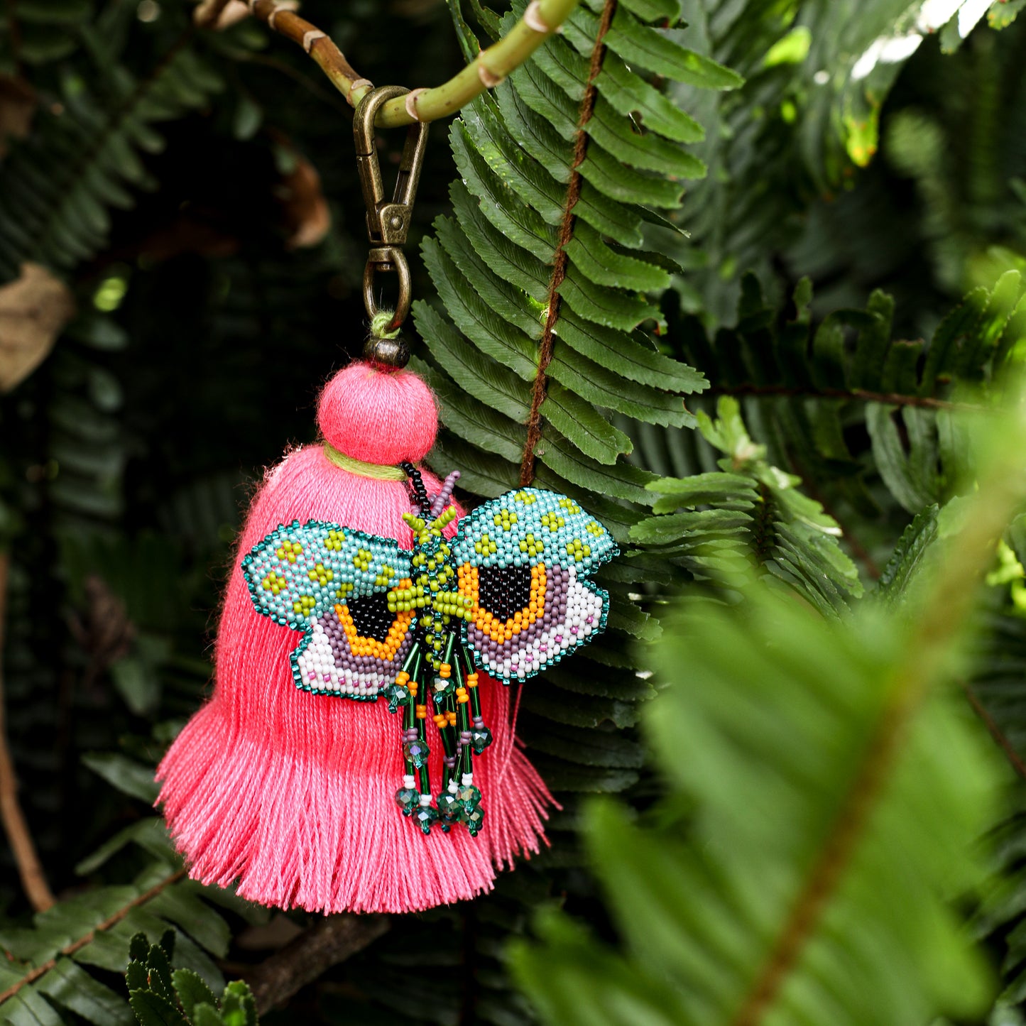 CLASSIC TASSEL - BEADED BUTTERFLY CHARM - NO. 200276