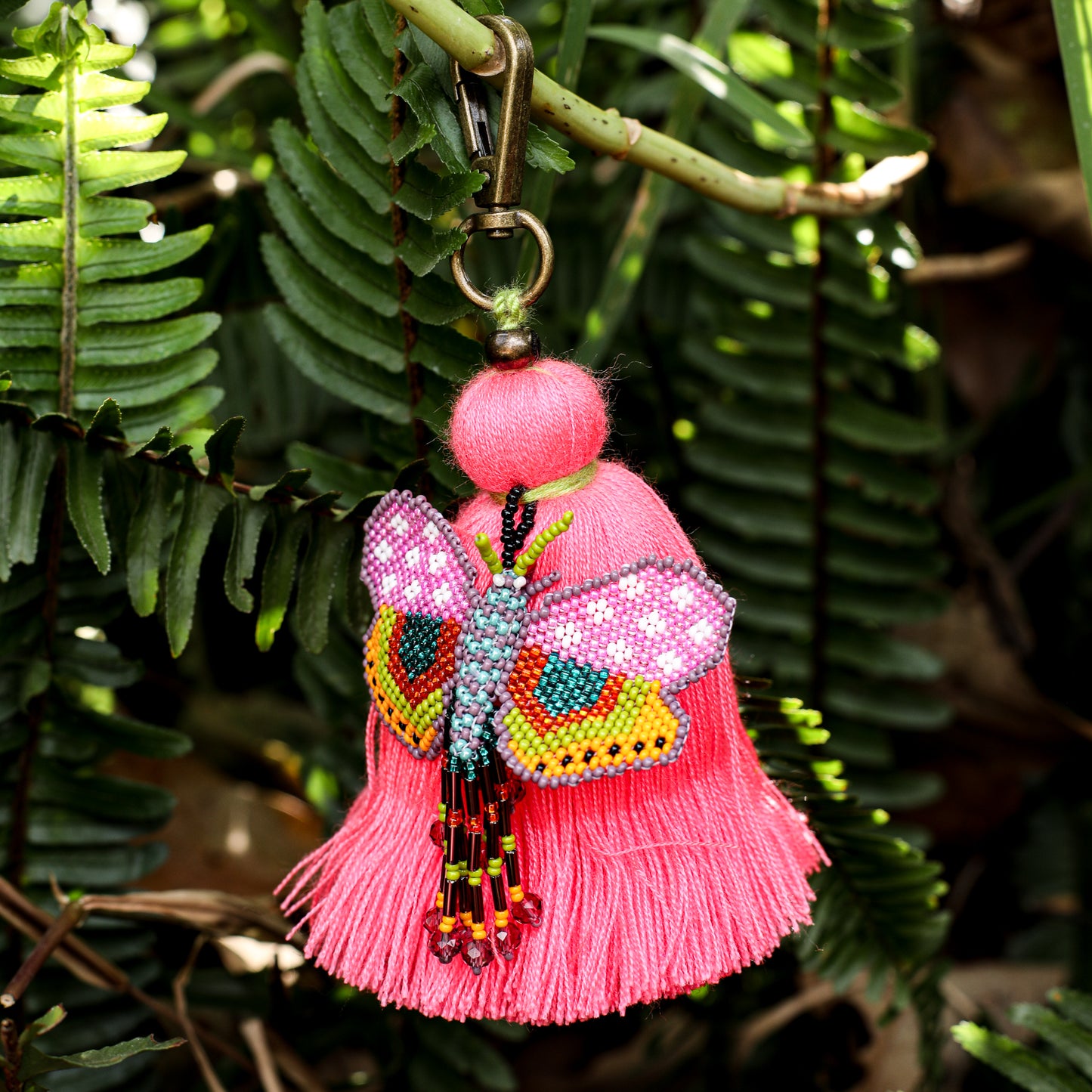 CLASSIC TASSEL - BEADED BUTTERFLY CHARM - NO. 200278