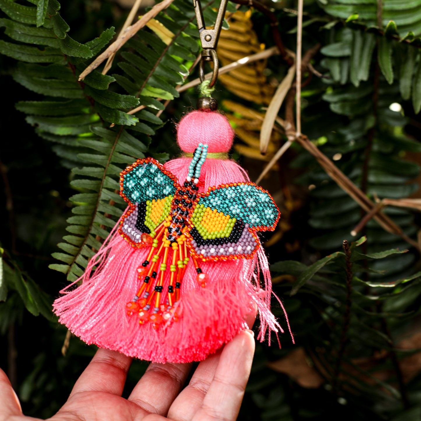 CLASSIC TASSEL - BEADED BUTTERFLY CHARM - NO. 200277