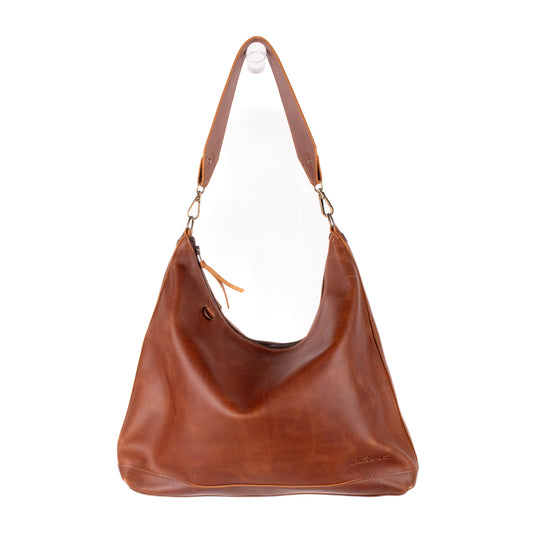 PENELOPE BAG - FULL LEATHER - CAFE