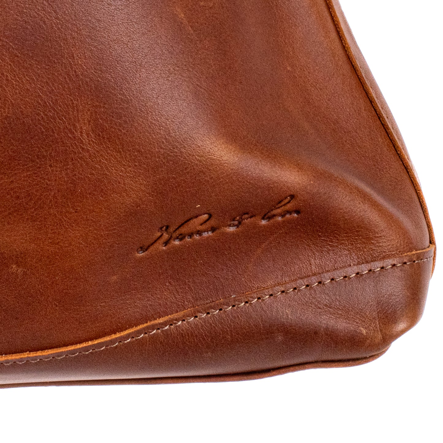 PENELOPE BAG - FULL LEATHER - CAFE