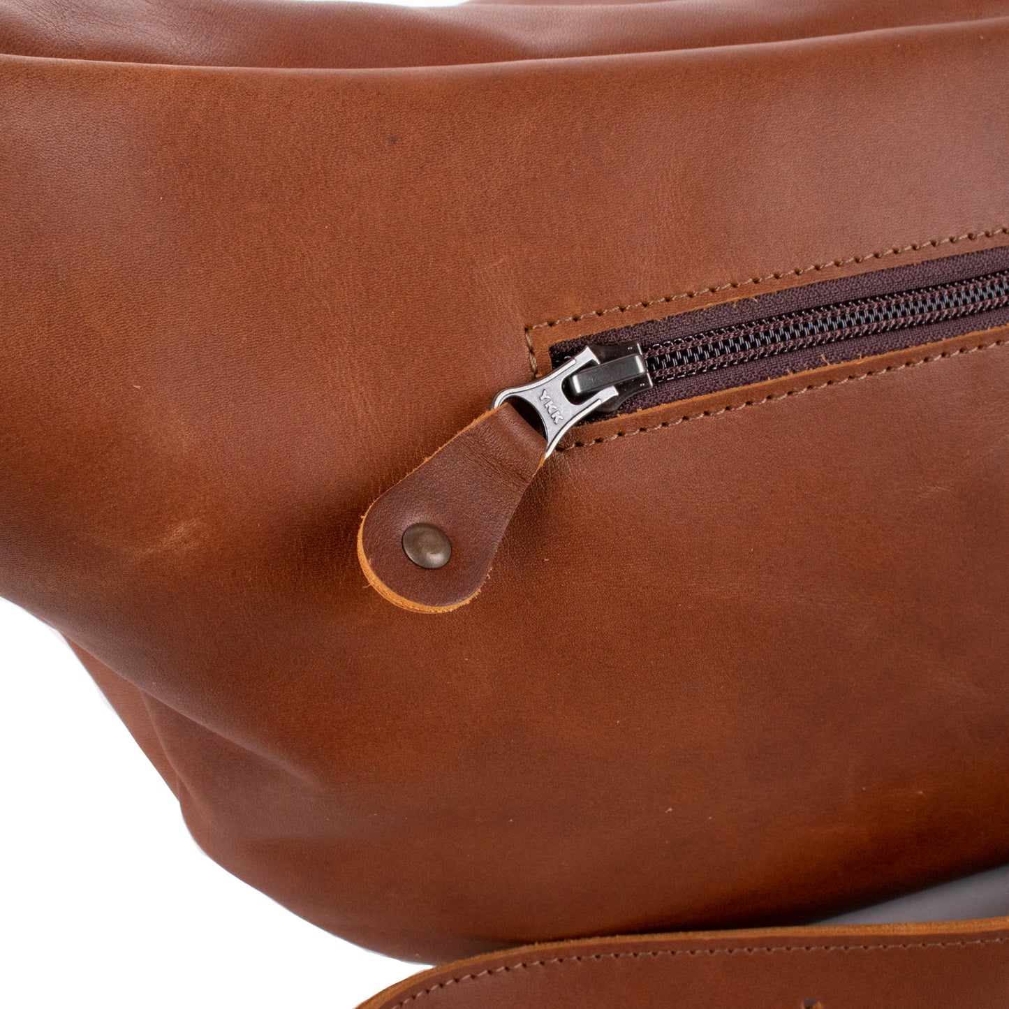 ETHAN BAG - FULL LEATHER - CAFE