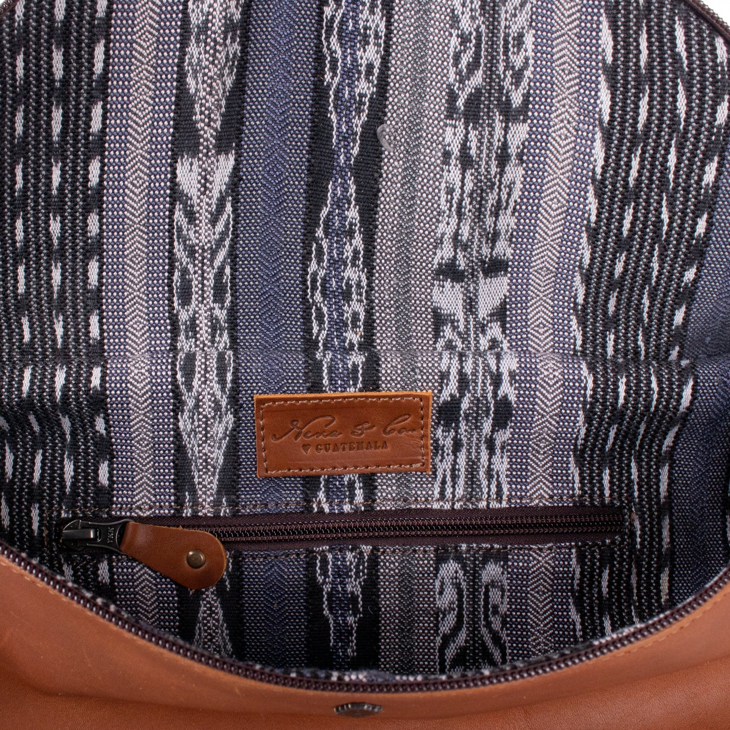 ETHAN BAG - FULL LEATHER - CAFE