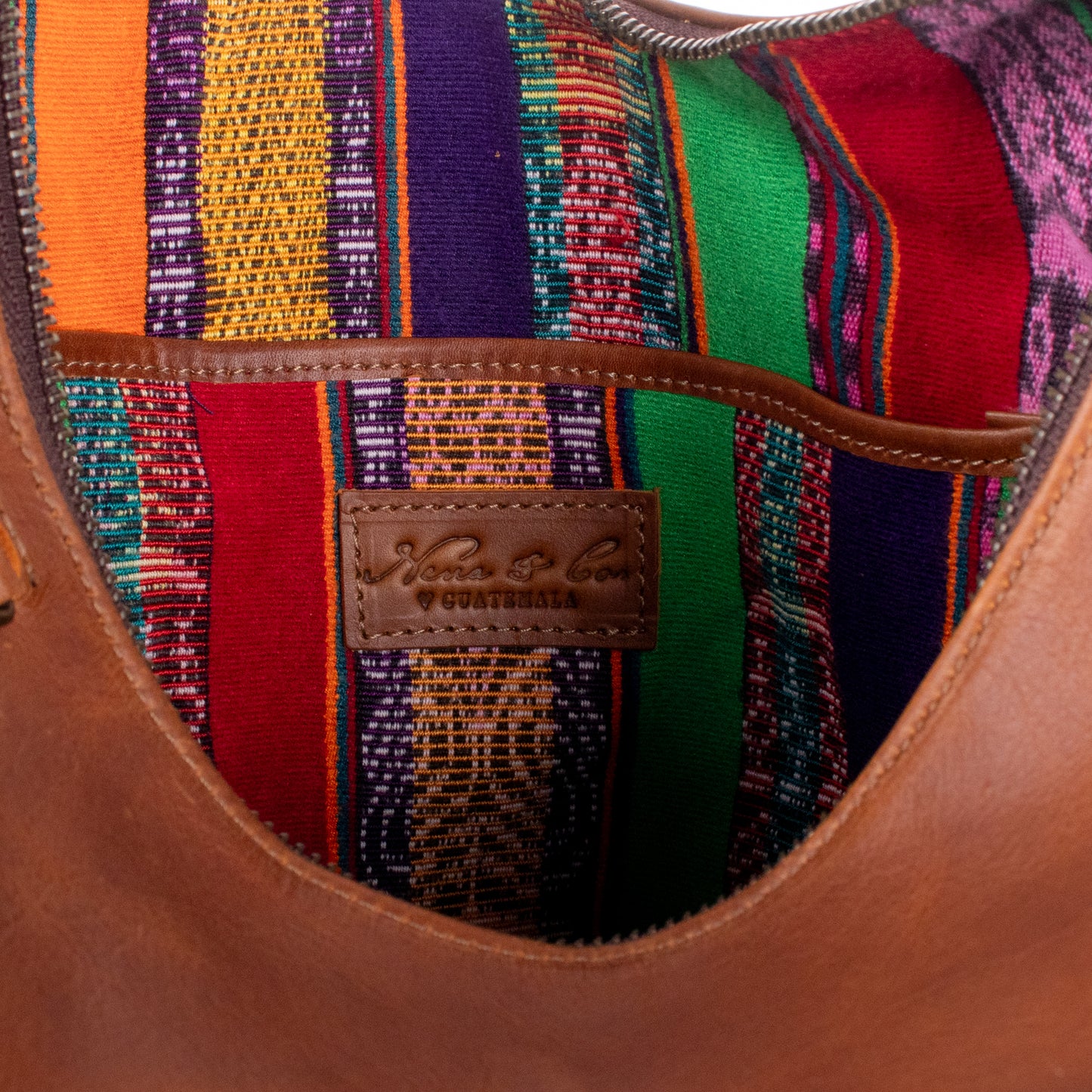 PENELOPE BAG - FULL LEATHER - CAFE