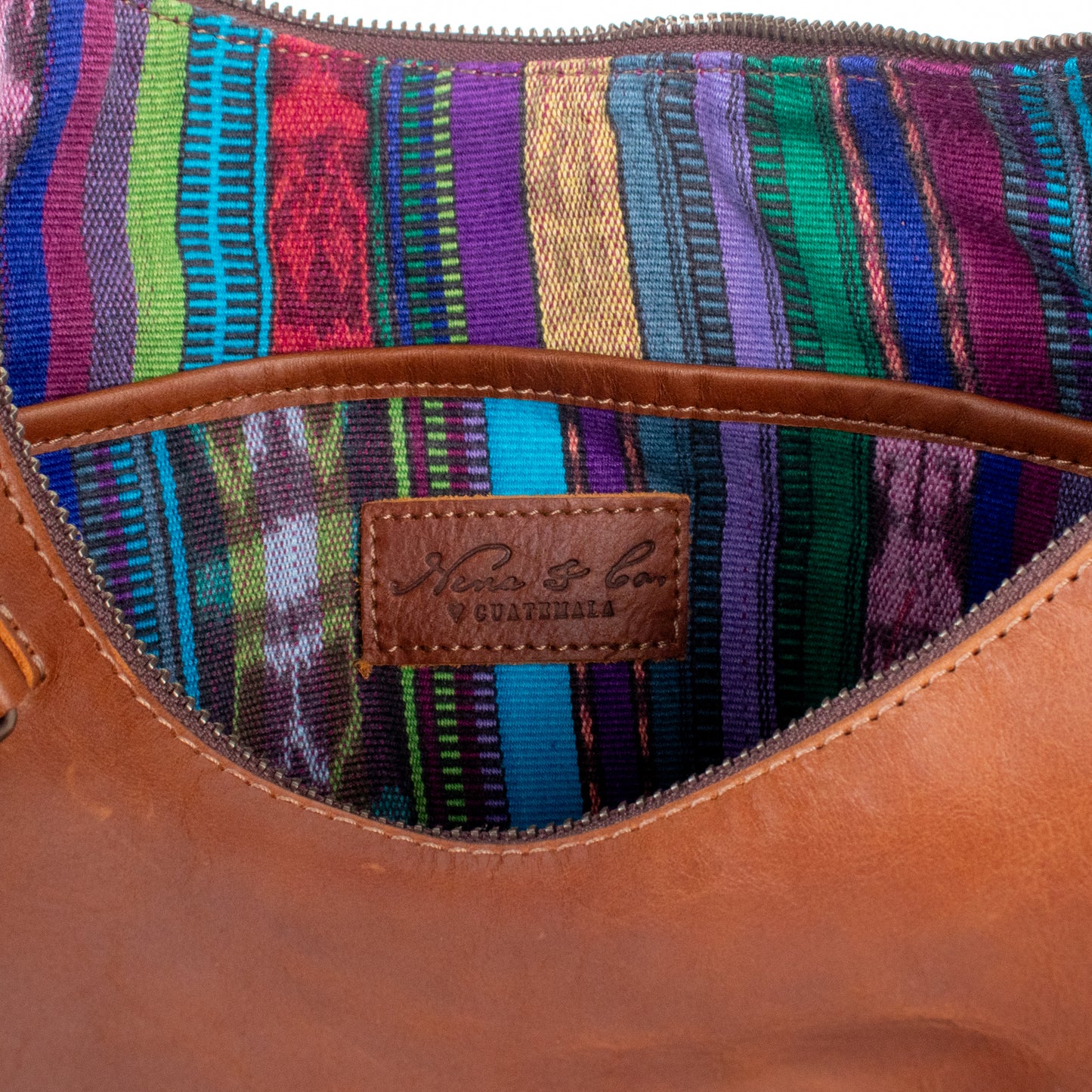 PENELOPE BAG - FULL LEATHER - CAFE