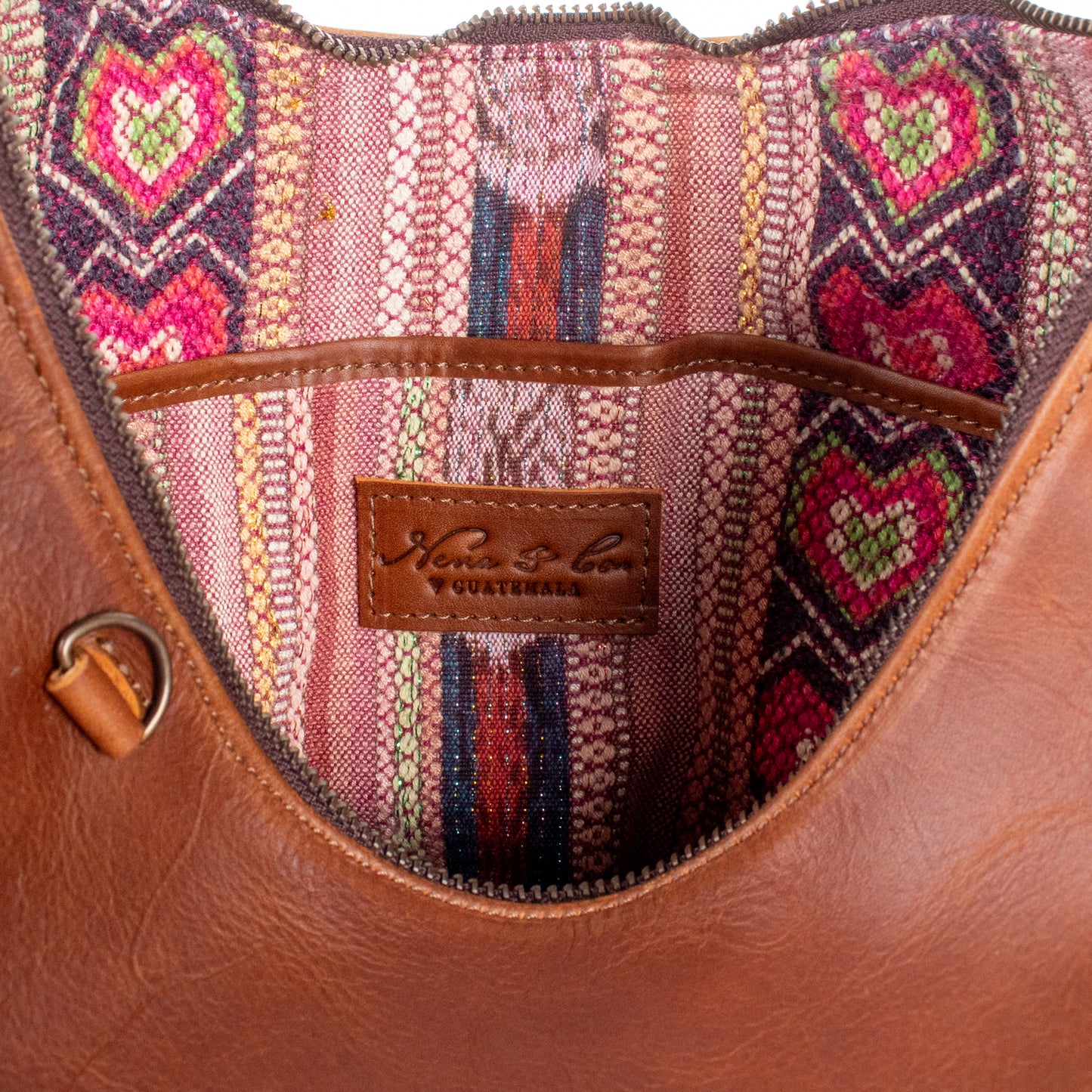 PENELOPE BAG - FULL LEATHER - CAFE