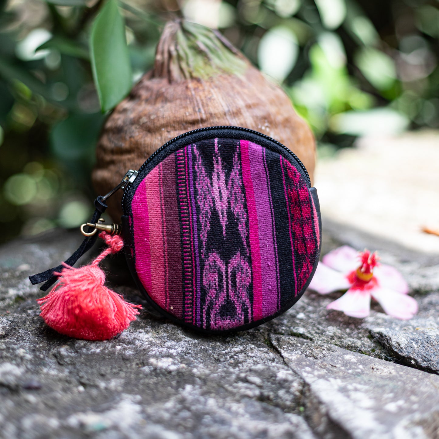 CIRCLE COIN PURSE - CORTE - BLACK - NO. 17554