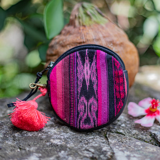 CIRCLE COIN PURSE - CORTE - BLACK - NO. 17554