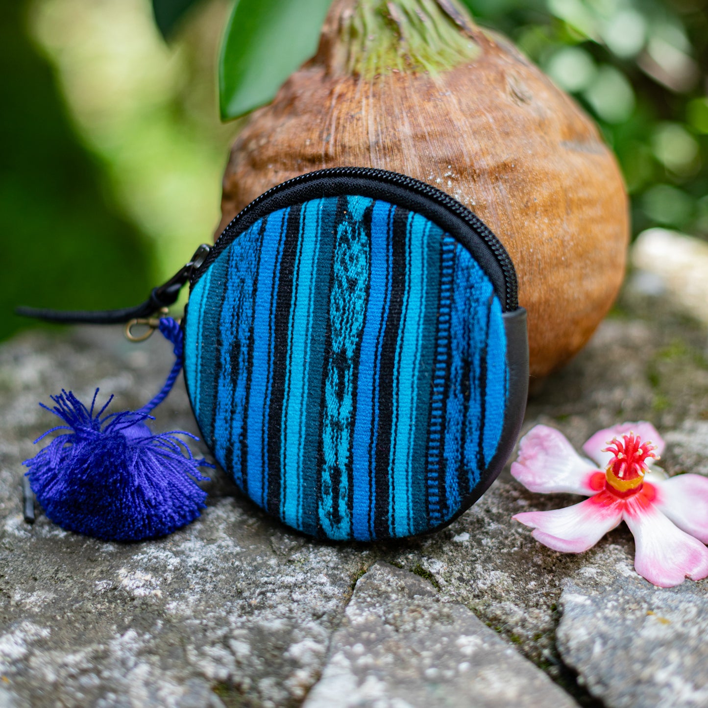 CIRCLE COIN PURSE - CORTE - BLACK - NO. 17555