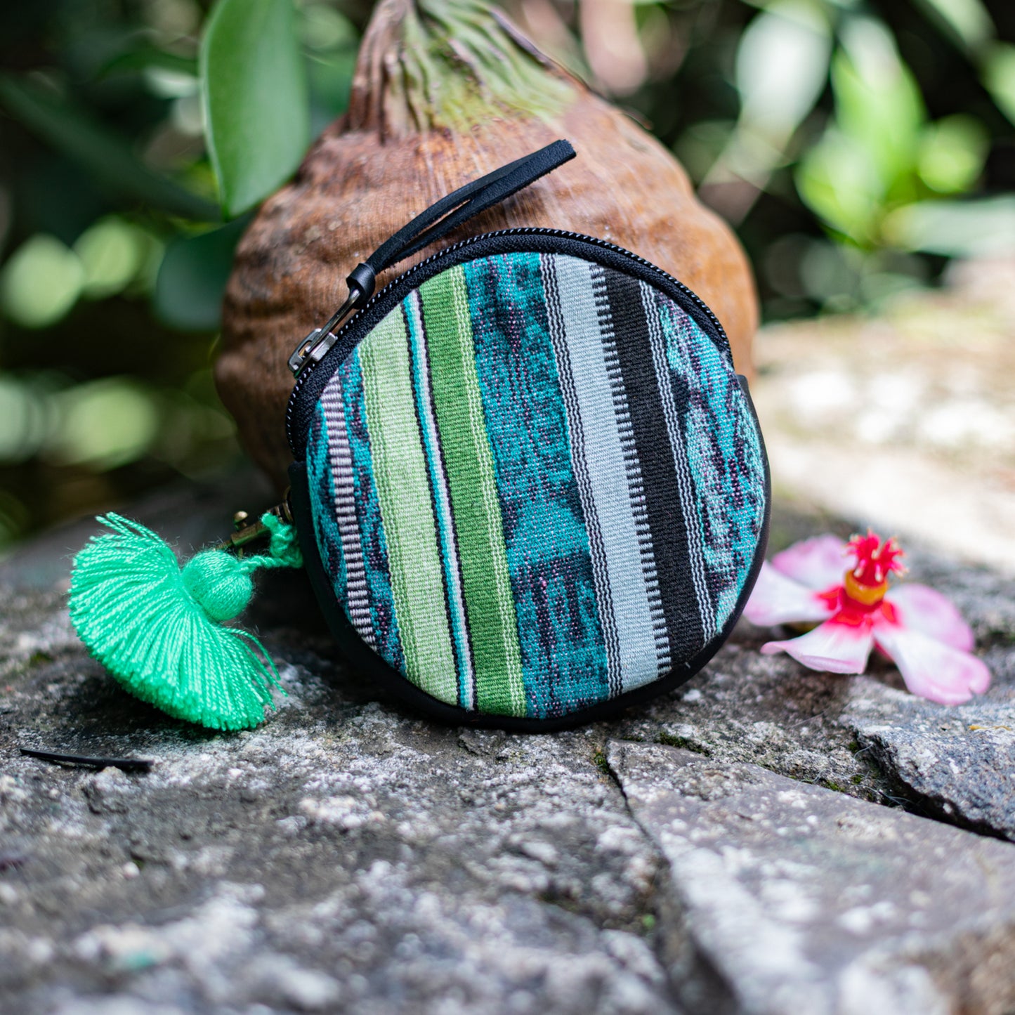 CIRCLE COIN PURSE - CORTE - BLACK - NO. 17553