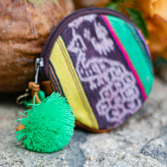 CIRCLE COIN PURSE - CORTE - CAFE - NO. 17541