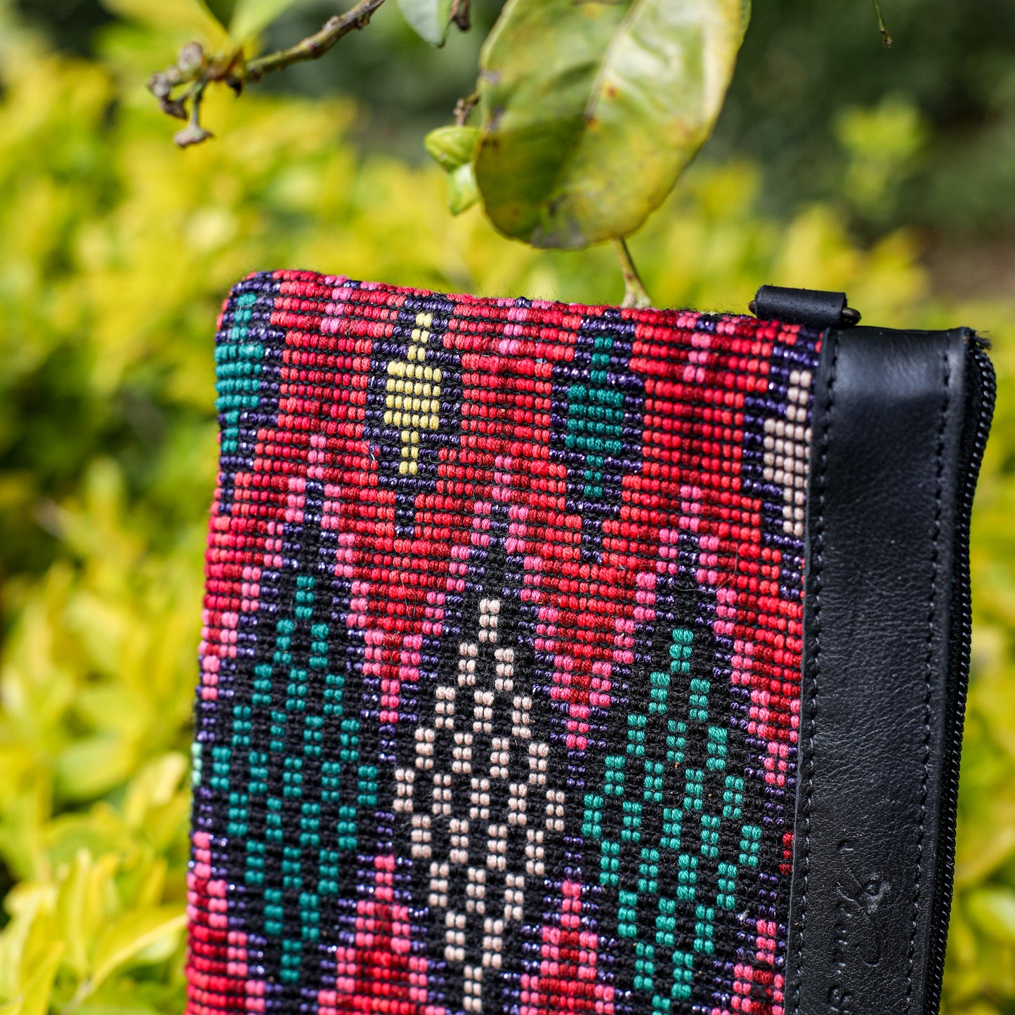 EVERYTHING CLUTCH - OOAK HUIPIL - BLACK - NO. 19195