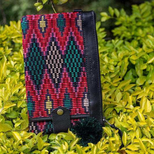 EVERYTHING CLUTCH - OOAK HUIPIL - BLACK - NO. 19195