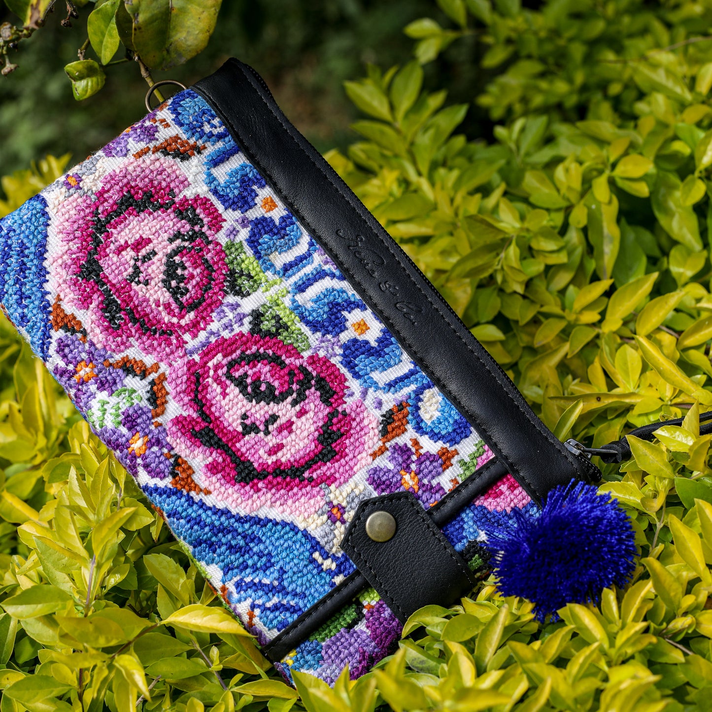 EVERYTHING CLUTCH - OOAK HUIPIL - BLACK - NO. 19191