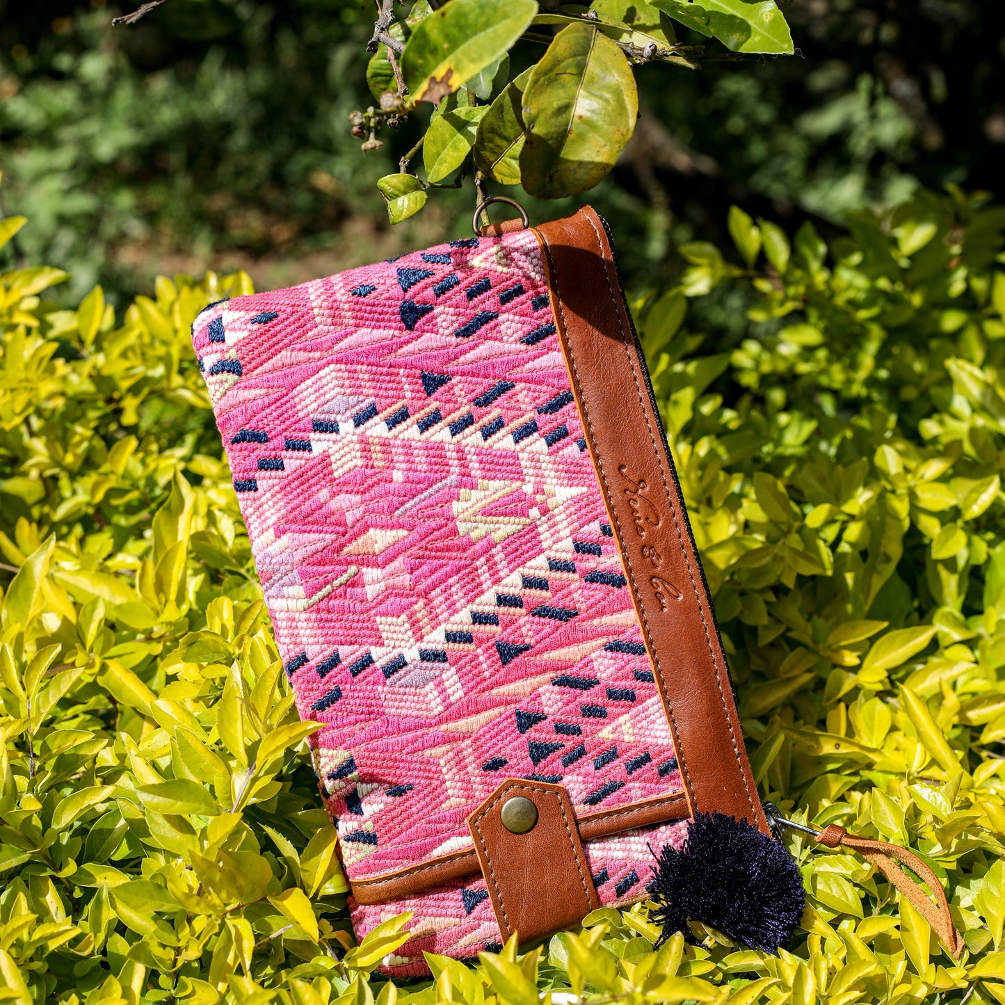 EVERYTHING CLUTCH - OOAK HUIPIL - CAFE - NO. 19181