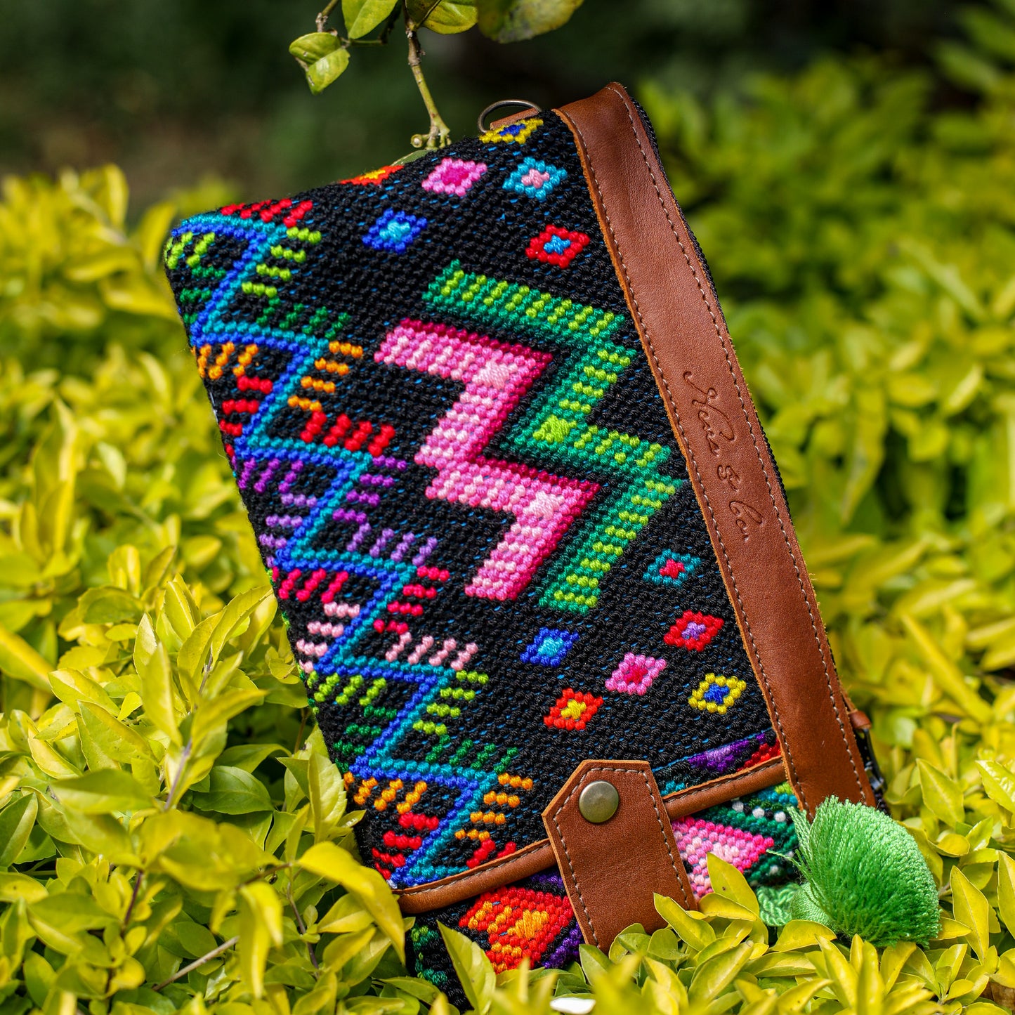 EVERYTHING CLUTCH - OOAK HUIPIL - CAFE - NO. 19178