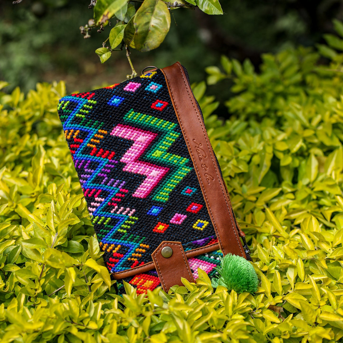 EVERYTHING CLUTCH - OOAK HUIPIL - CAFE - NO. 19178