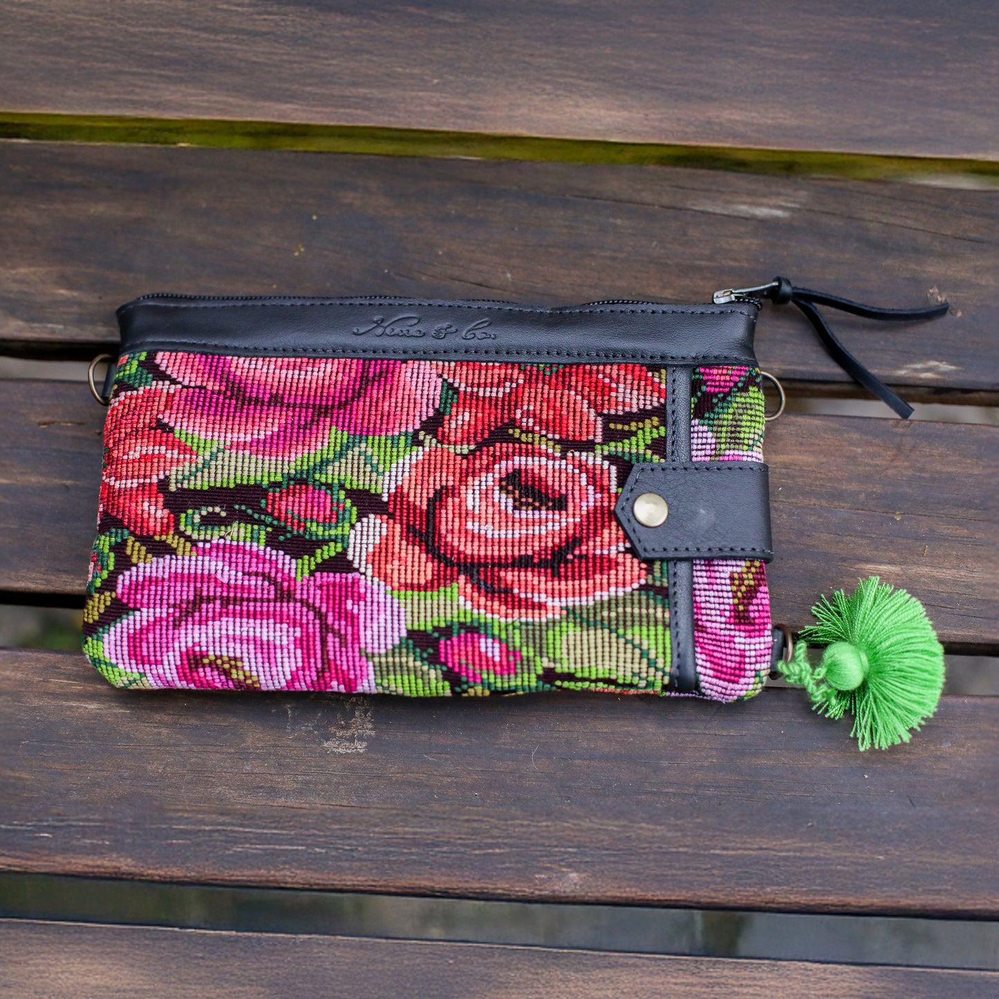 EVERYTHING CLUTCH - OOAK HUIPIL - BLACK - NO. 200447